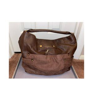 Marc Jacobs Brown Leather & Suede Hobo Bag
